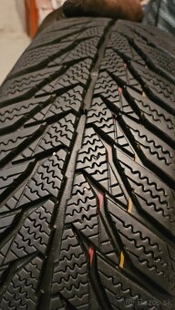 Predám zimne pneumatiky na diskoch zo seat Leon 175/80 r14 - 4