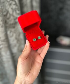 Zlate nausnice Van Cleef & Arpels 585 14k - 4