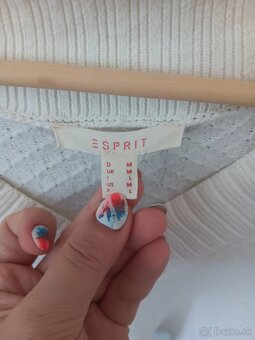 Sveter biely Esprit - 4