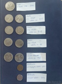 Zbierka mincí - Anglicko,Spojené Kráľovstvo, Rusko, Ruble - 4