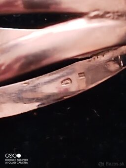 Prsteň strieborný s kameňom /Karneol/ - 4