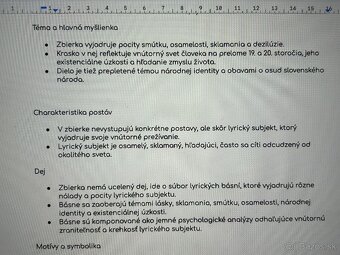 Poznámky z literatúry na maturitu + spracované povinné diela - 4