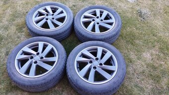 SADA ALU DISKOV 4X100 PNEU.185/55R15 LETNE SKODA SEAT VW - 4