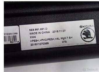 Sieťka / Roleta do kufra Škoda Octavia 3 - 4