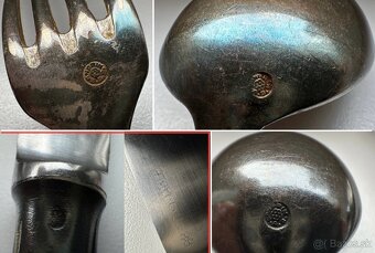 SANDRIK a.s. príbor Art deco za 15EUR r.1920-1929 - 4