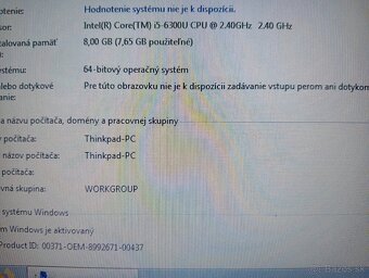 Lenovo Thinkpad T470 , Windows 7 , Intel core i5 , 8gb ram - 4