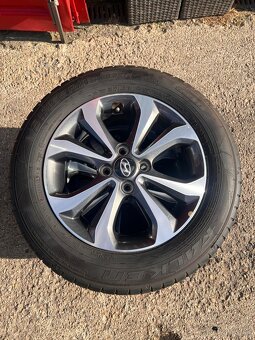 Predám letnú sadu kolies Hyundai i20 4x100 R15, 185/65R15 - 4
