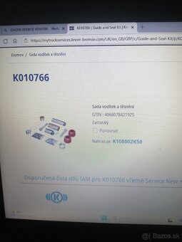 Brzdy, opravna sada brzdový třmen KNOOR BREENSE - 4