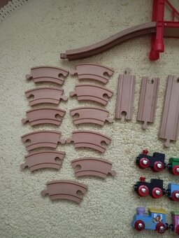 Drevené koľajnice + vlaky - 4