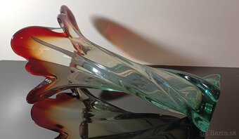 Krásna váza z hutného skla Muráno - 4