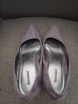 Dámske lodičky sivé Graceland veľ.36 - 4