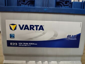 Batéria Varta e23 12v 70ah 630a - 4