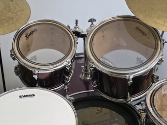 Predám kompletnú sadu bicích Sonor Smart Force (Wine Red ) - 4