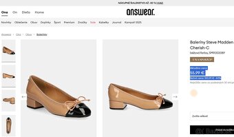 Balerínky Steve Madden - nenosené - 4