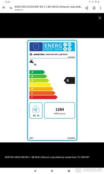 Ariston Lydos wifi 80v 1,8kw - 4