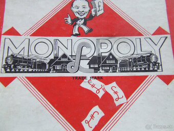 Stará hra MONOPOLY 50 roky. bez hracej dosky - 4