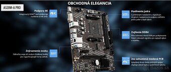 Predam skvelý herny PC/ RYZEN 5 3600X/4,4GHz/8GB GeForce RTX - 4