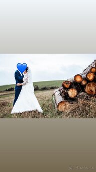 Svadobné šaty s kruhom a závojom - 4