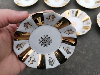 Predám porcelánová sada zlatené misky- taniere - 4