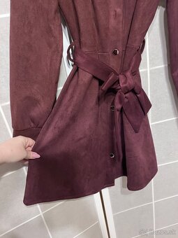 Dámske semišové šaty - 4