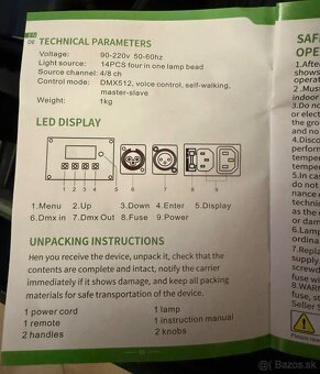 4x LED BODOVÉ SVIETIDLO - 4