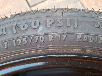 Predám rezervné koleso úzké Opel----R17 - 4