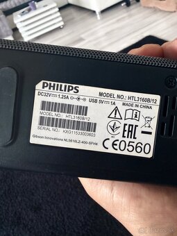 Predám Philips Soundbar + subwoofer HTL3160B/12 - 4