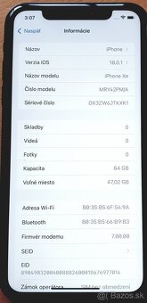 iPhone XR 64GB 96% bateka pekný stav / super cena - 4
