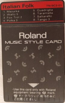Roland E-70, a 4 karty TNSC - 4