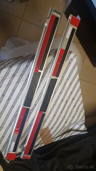 Fiat 500 2x ORIGINÁL Abarth prahové lišty 500 500C Ľ+ P - 4