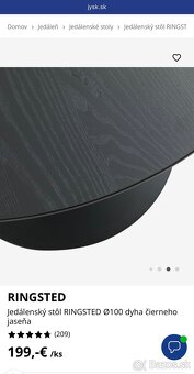 Jedálenský stôl RINGSTED JYSK - 4