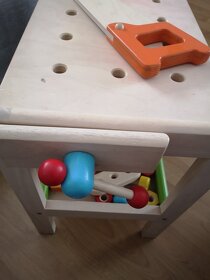 Drevený hrací stolík Montessori Dieľňa - 4