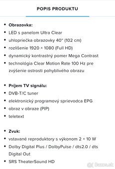 Samsung TV 102cm - 4