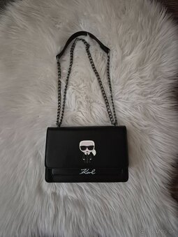 kabelka Karl Lagerfeld čierna - 4
