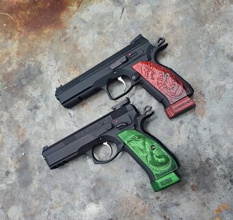 CZ SP-01 + Shadow 2 set original + custom grips - 4
