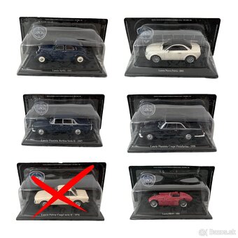 Zberateľské kovové modely Lancia v mierke 1:43 - 4