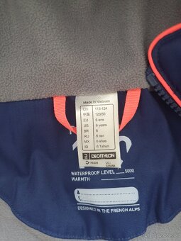 Detská lyžiarska bunda WEDZE 115-124 6 rokov - 4