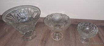 Brusene sklo - misa a sklenene misky - 4