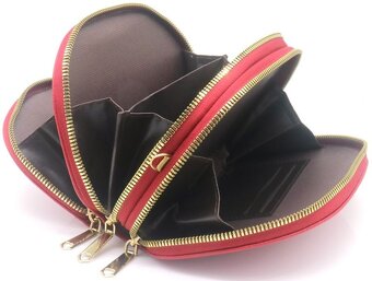 Červená crossbody kabelka - 4