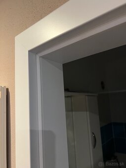 Úplne nové dvere so zárubnou biele so sklom 70L - 4