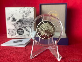 Pamätna 2€ minca Francuzsko 2015 PROOF Mier - 4
