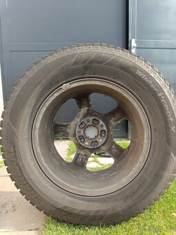 Zimné pneumatiky 255/65 r17 +disky BMW x5 - 4