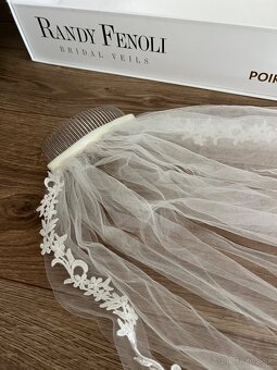 Značkový závoj Randy Fenoli Deluxe - 4