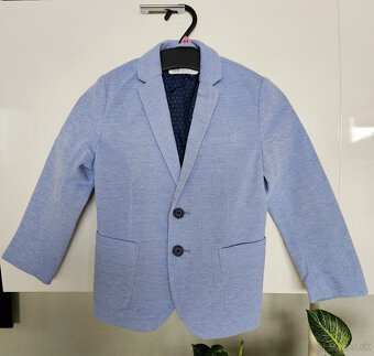 Detské chlapčenské sako+košeľa - 4