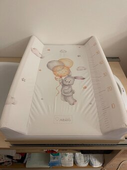 Prebaľovací pult 3v1 + vanička - 4