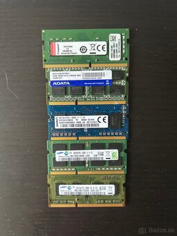 Rôzne pamäťové moduly pre PC a notebooky - 4
