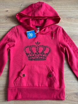 Adidas - dámská/dievčenská ružová mikina - NOVÁ - 4
