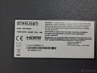 Predám TV Starlight Smart TV 55 palcov - 4