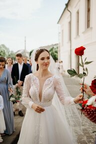 Prekrásne svadobné šaty 36 - 4