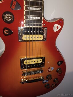 SX EC3 Honey Burst Elektrická gitara - 4